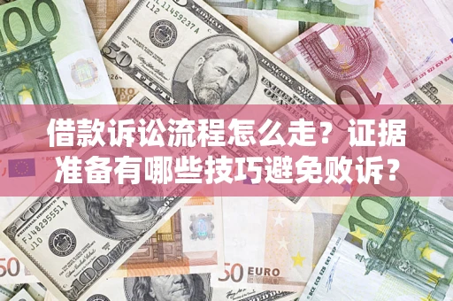武汉借款诉讼流程怎么走？证据准备有哪些技巧避免败诉？