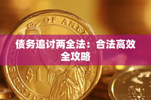 武汉债务追讨两全法：合法高效全攻略