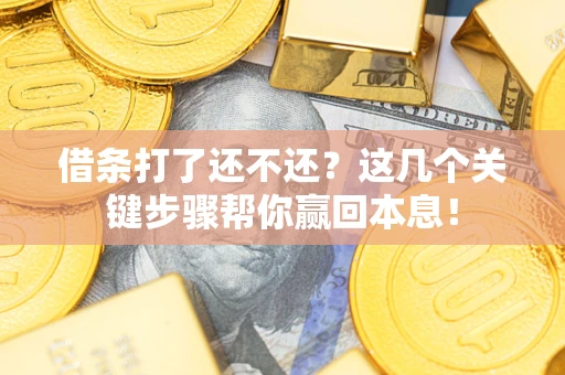 武汉借条打了还不还？这几个关键步骤帮你赢回本息！