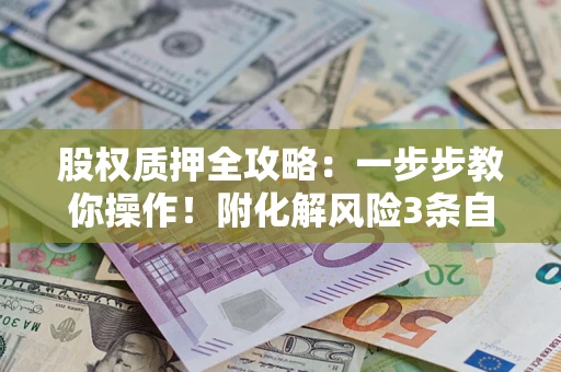 武汉股权质押全攻略：一步步教你操作！附化解风险3条自救法则