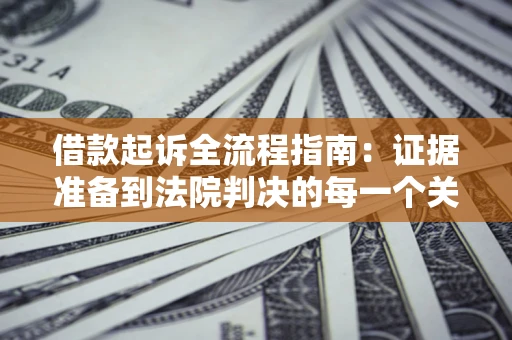武汉借款起诉全流程指南：证据准备到法院判决的每一个关键步骤