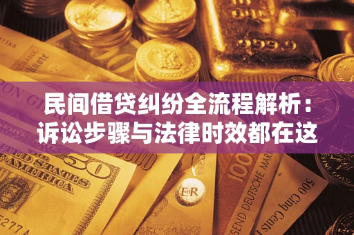 武汉民间借贷纠纷全流程解析：诉讼步骤与法律时效都在这儿了