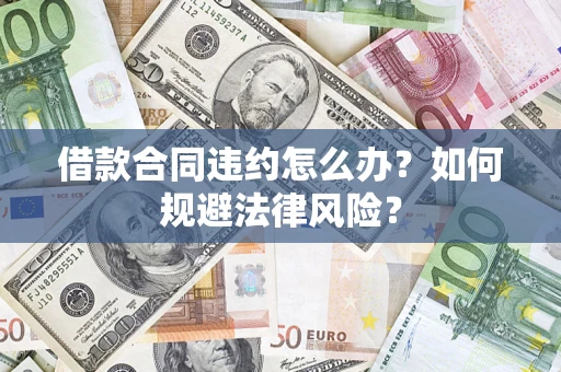 武汉借款合同违约怎么办？如何规避法律风险？